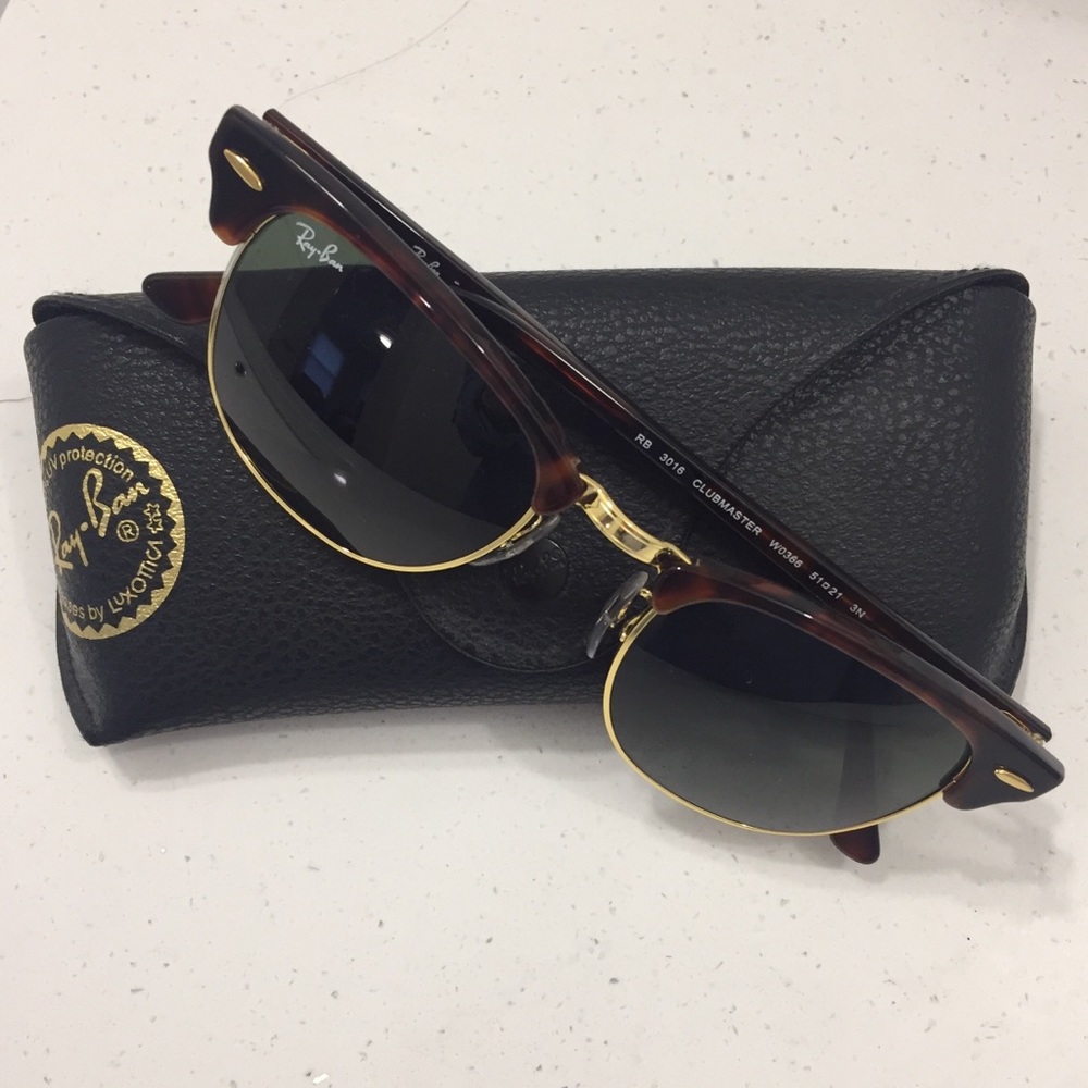 Ray-Ban 3016 Classic Clubmaster Sunglasses, 51 mm